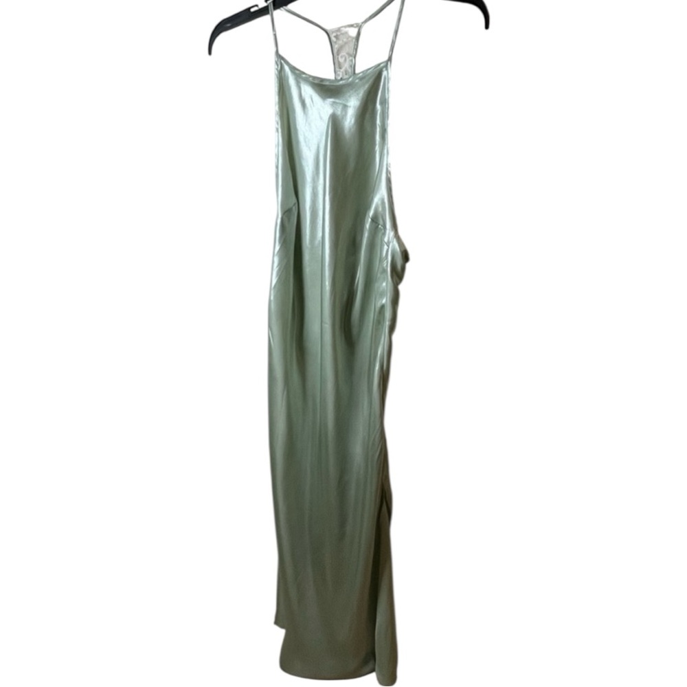 Intimately Free People Satin Slip Dress - Mint Green Small